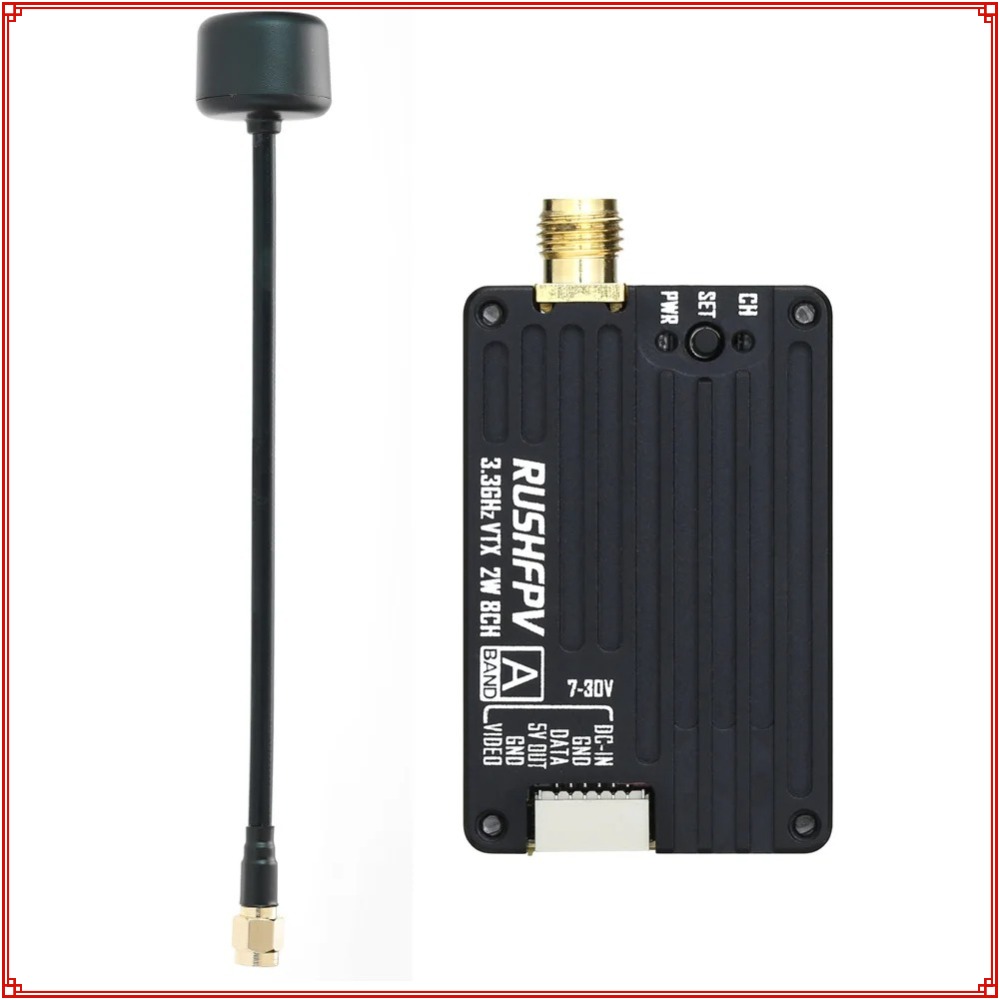 Fpv Drone Antenna - 2026 RUSHFPV 3.3G 2W VTX Transmitter