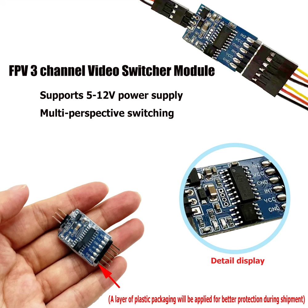 Modul Pengalih Video 3 Saluran - Fpv Drone Motor ulasan dan harga