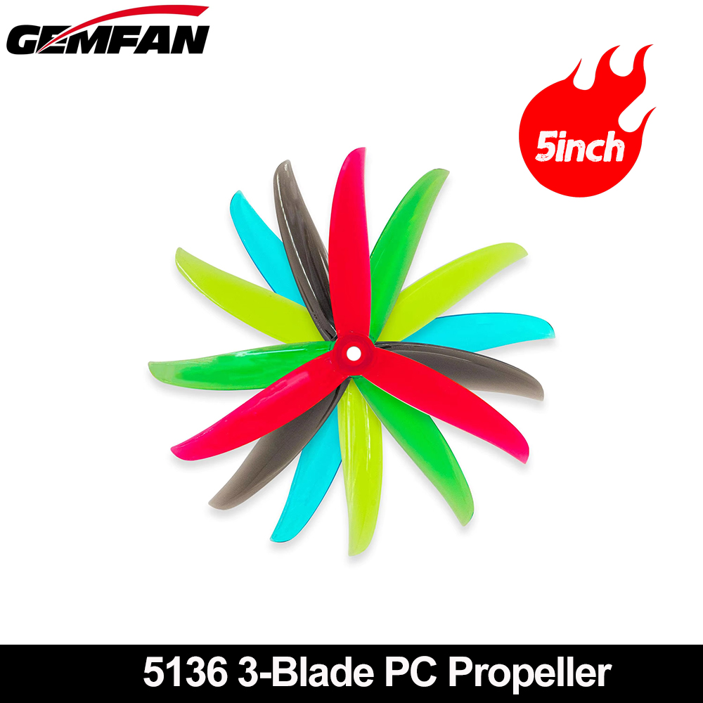Gemfan VANOVER 5136 3 Blade PC - Fpv Drone Propeller ulasan dan harga