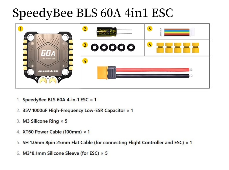 SpeedyBee F4 F405 V4 55A BLS 3 - Betaflight Fc F4 ulasan dan harga